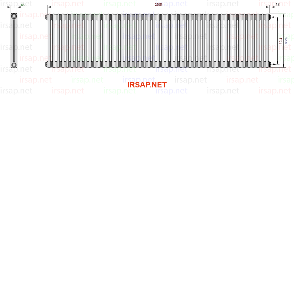 Радиатор IRSAP Tesi 21200/49 T30 CL 01